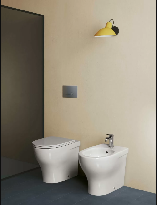 VASO E BIDET PRATICA CON COPRIVASO RALLENTATO